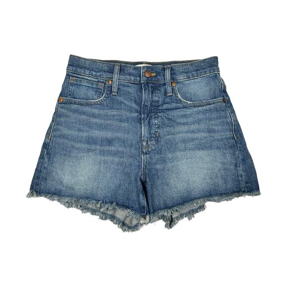 Madewell The Perfect Jean Short Rayburn Wash 26 Denim Cutoffs High Rise Casual - Picture 2 of 7